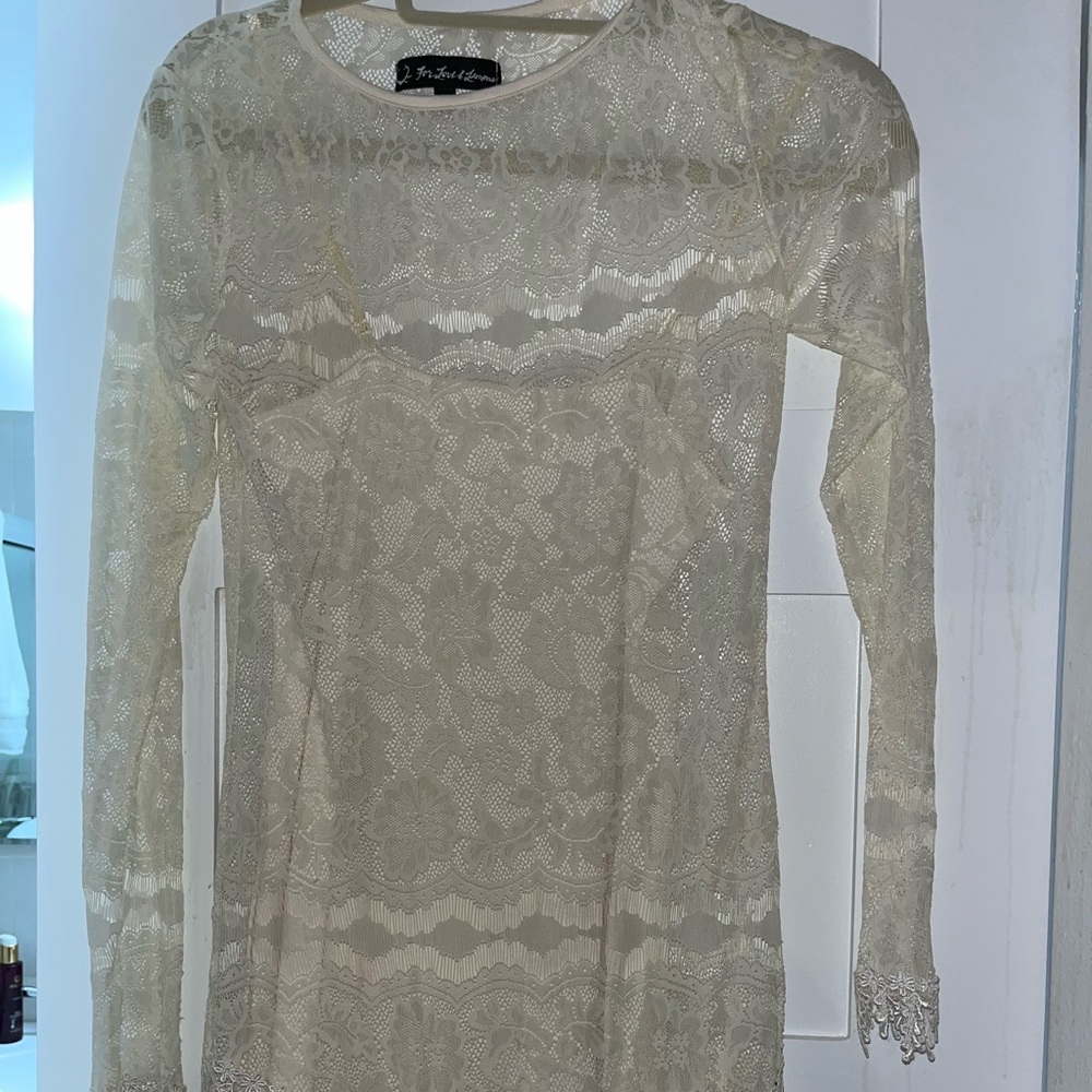 For Live and Lemons lace dress